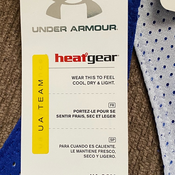 NWT woman’s Under Armour royal blue reversible team jersey / size is xlg - Picture 6 of 8